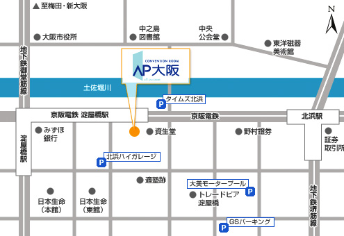 ザ ジングルズ 大阪校 地図