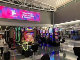 ラスベガス空港のカジノスペース